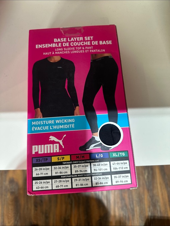 Puma Pants - Puma Women's Black Base Layer Set